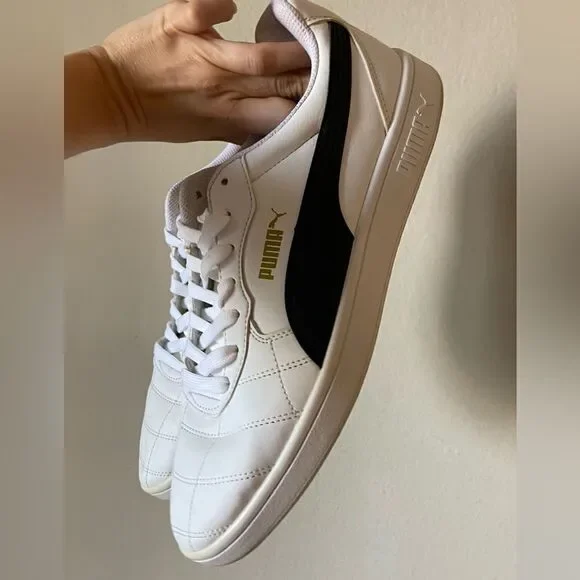 Puma Astro Kick Black White Shoes Synthetic Sneakers Size 10,5 - Picture 5 of 12